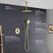 Kibi Circular Pressure Balanced Ceiling Mounted 2-Function Shower System w Rough In Valve- Brushed Gold KSF408BG - alternate 6